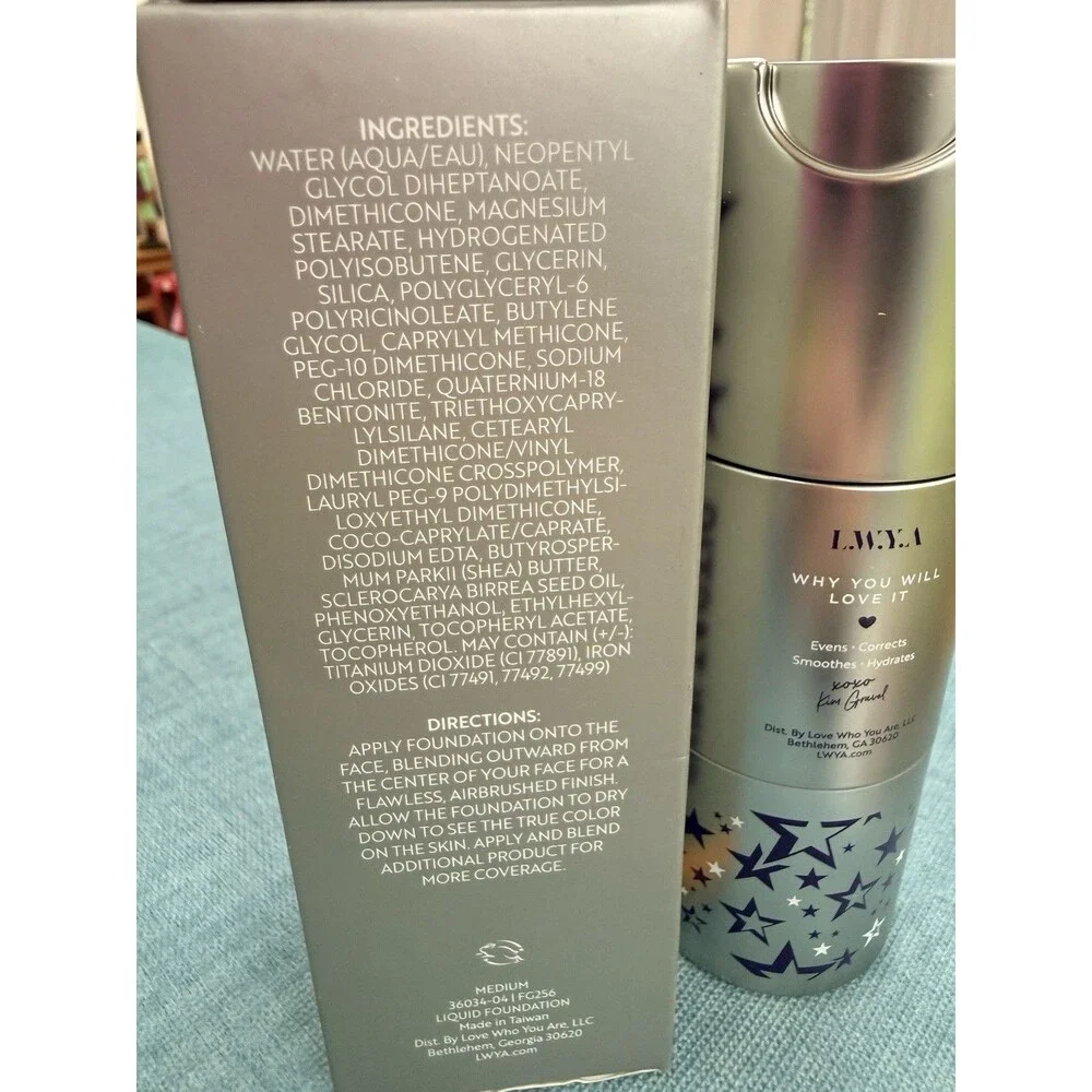 LWYA Skintastic Airbrush Liquid Foundation Medium Full Coverage 1.0 oz NIB
